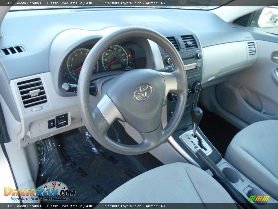 2010 Toyota Corolla LE Classic Silver Metallic / Ash Photo #9