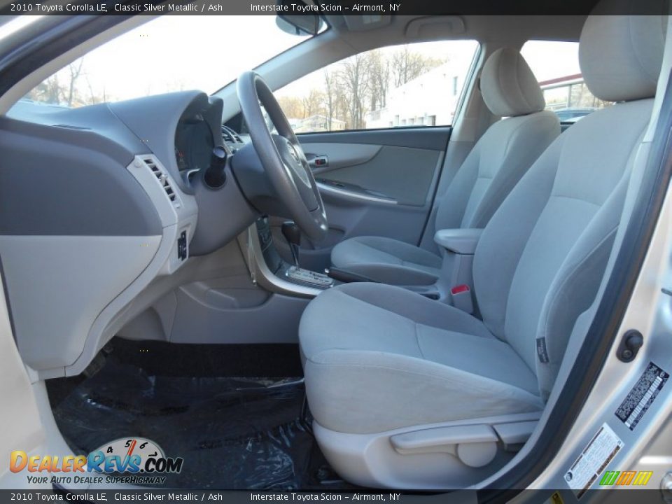 2010 Toyota Corolla LE Classic Silver Metallic / Ash Photo #10