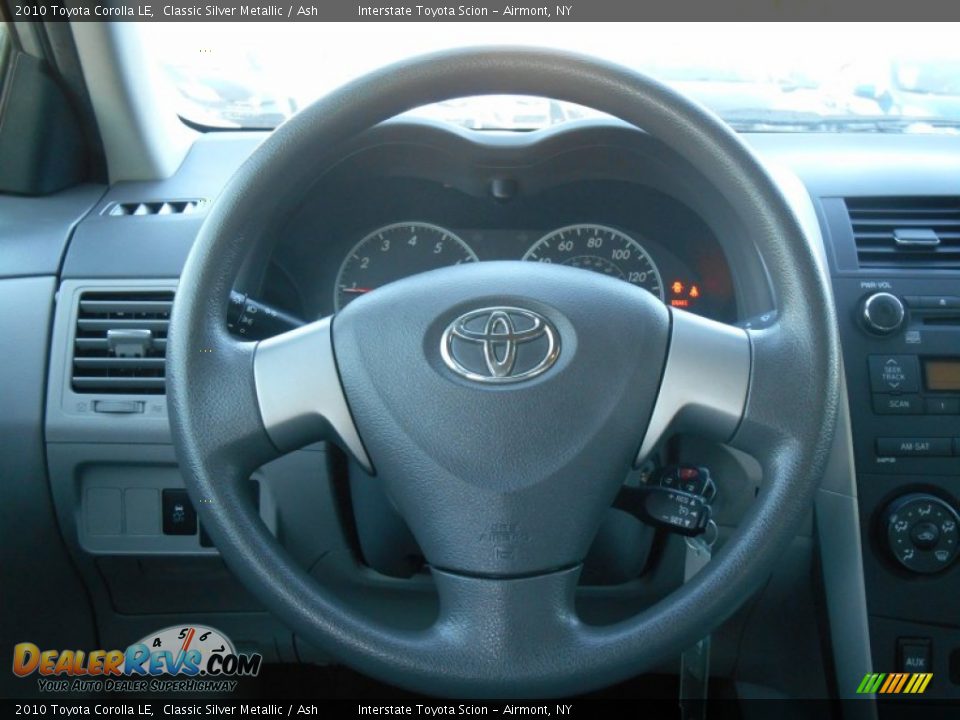 2010 Toyota Corolla LE Classic Silver Metallic / Ash Photo #12