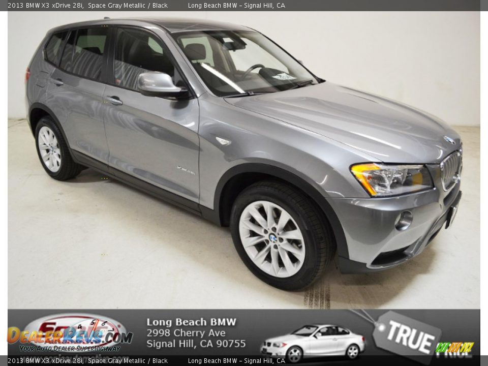 2013 BMW X3 xDrive 28i Space Gray Metallic / Black Photo #2