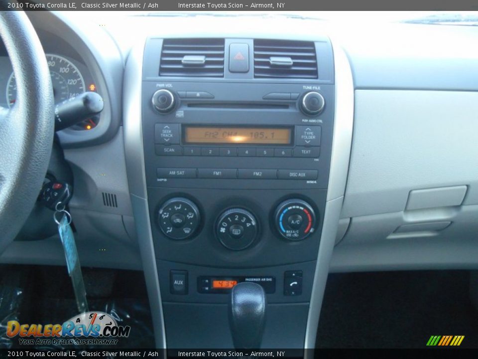 2010 Toyota Corolla LE Classic Silver Metallic / Ash Photo #14