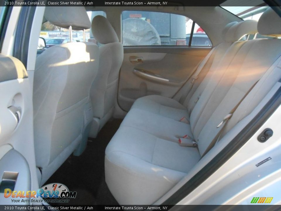 2010 Toyota Corolla LE Classic Silver Metallic / Ash Photo #16