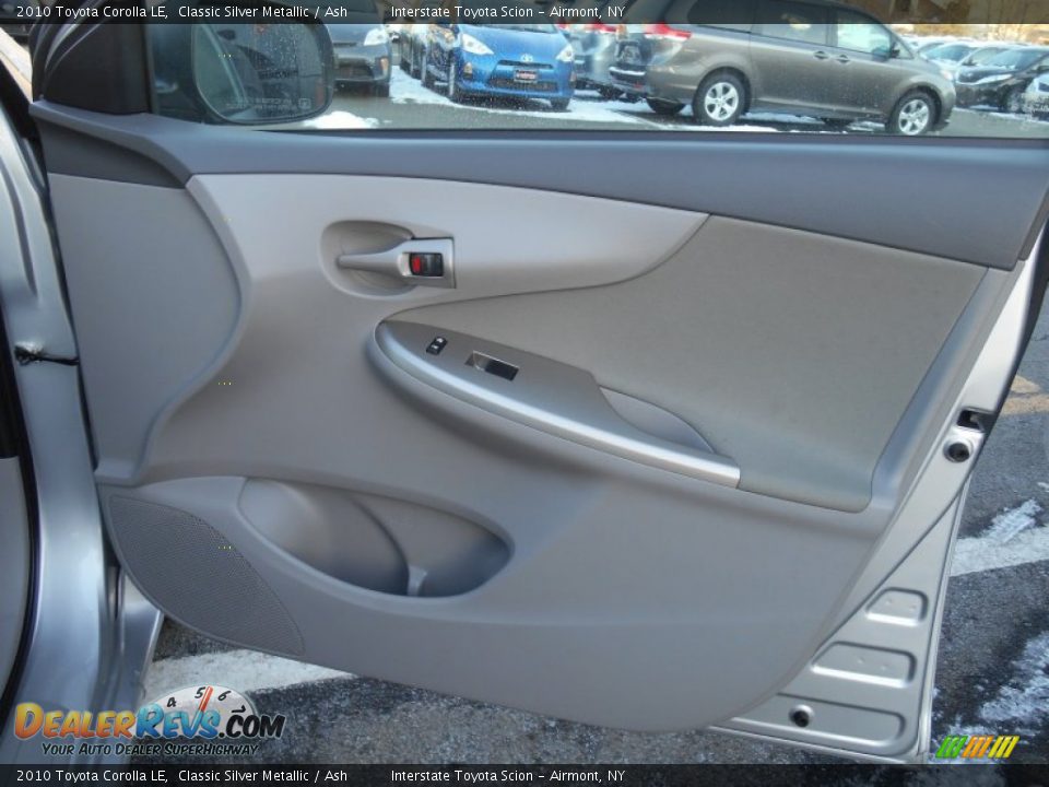 2010 Toyota Corolla LE Classic Silver Metallic / Ash Photo #19