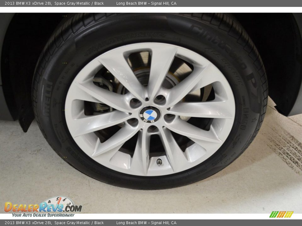 2013 BMW X3 xDrive 28i Space Gray Metallic / Black Photo #6
