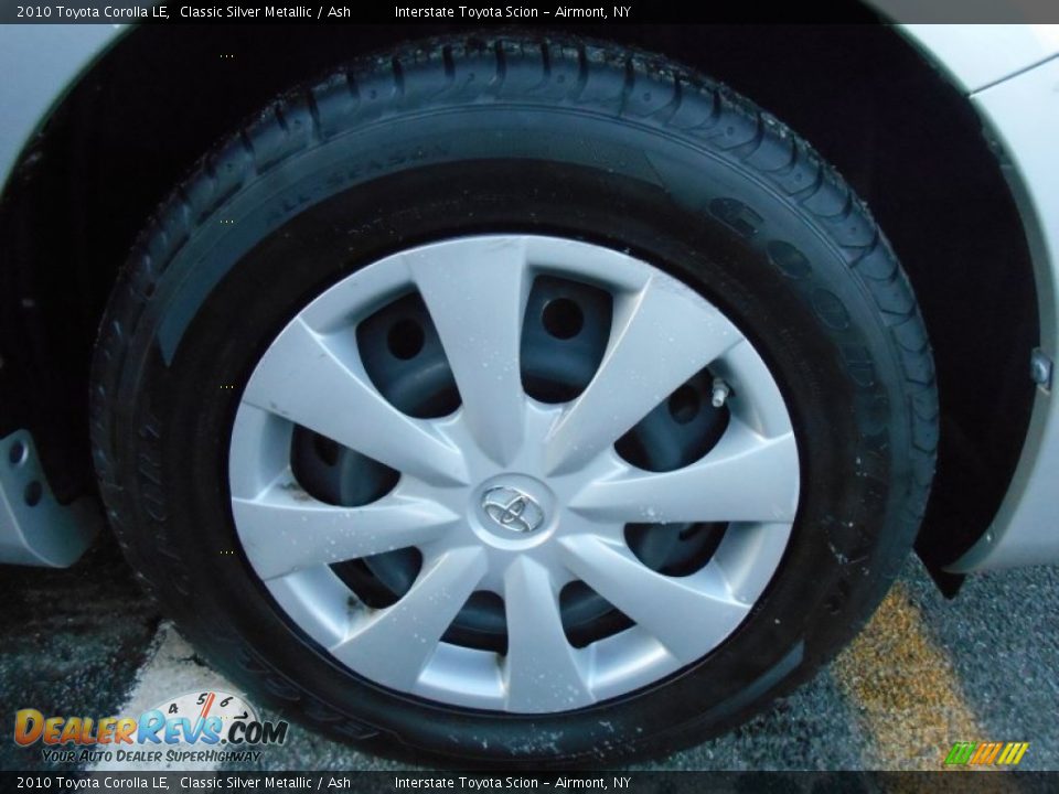 2010 Toyota Corolla LE Classic Silver Metallic / Ash Photo #22
