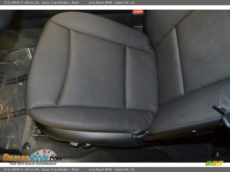 2013 BMW X3 xDrive 28i Space Gray Metallic / Black Photo #14