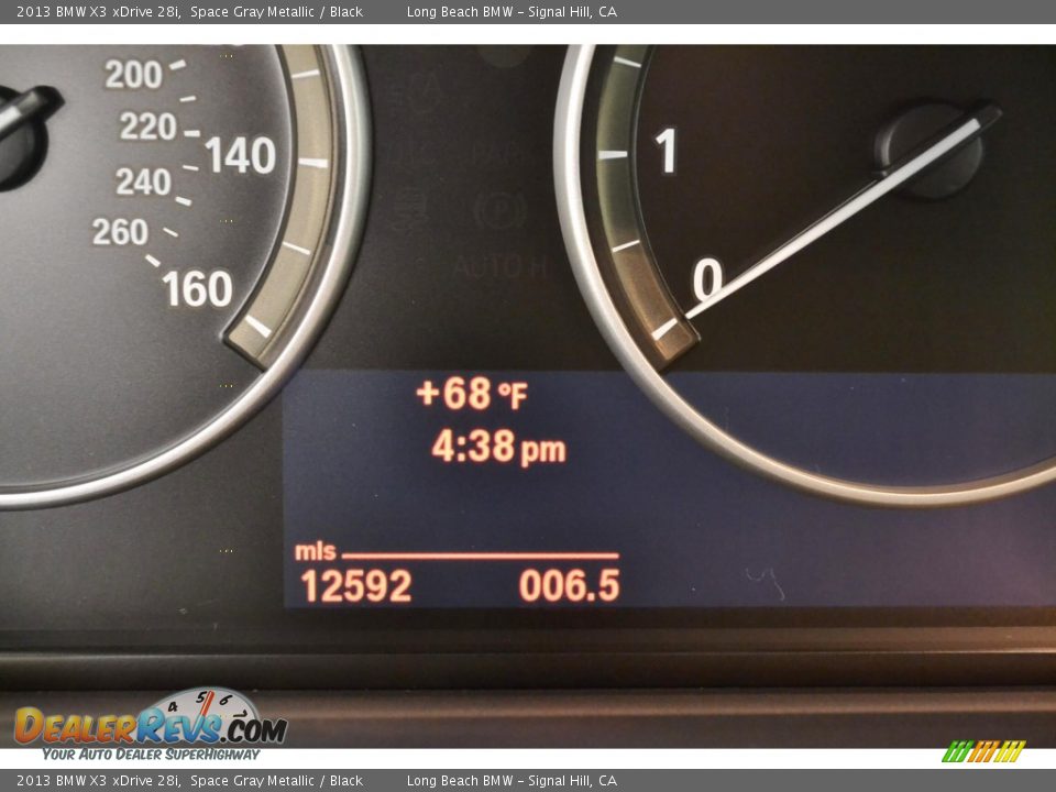 2013 BMW X3 xDrive 28i Space Gray Metallic / Black Photo #18