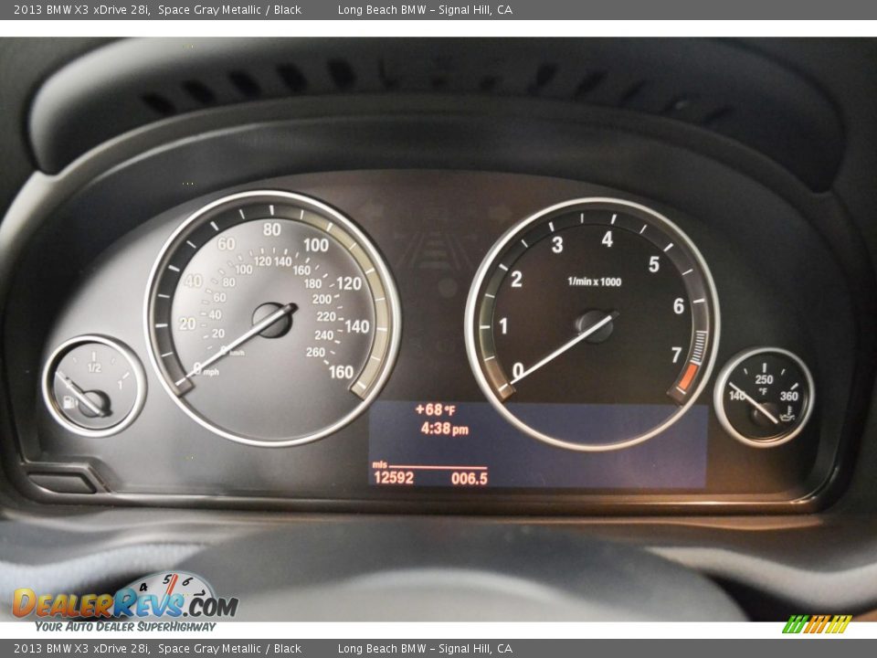 2013 BMW X3 xDrive 28i Space Gray Metallic / Black Photo #19