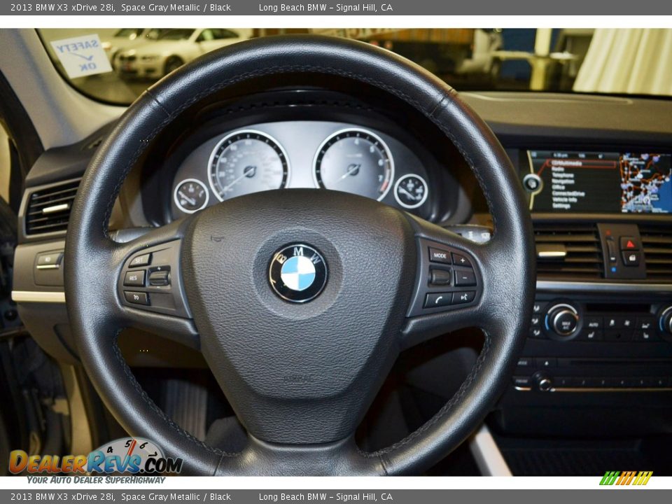 2013 BMW X3 xDrive 28i Space Gray Metallic / Black Photo #20