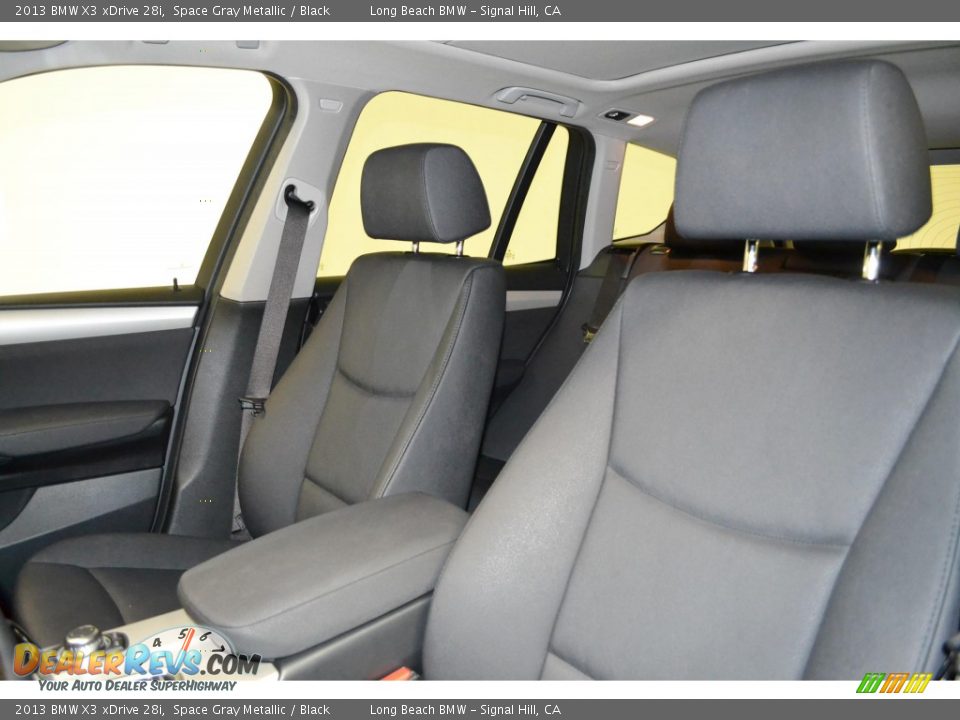 2013 BMW X3 xDrive 28i Space Gray Metallic / Black Photo #21