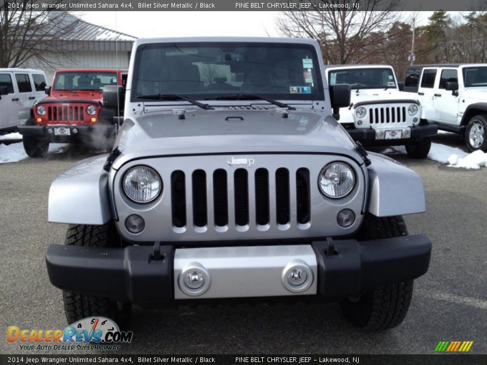 2014 Jeep Wrangler Unlimited Sahara 4x4 Billet Silver Metallic / Black Photo #2