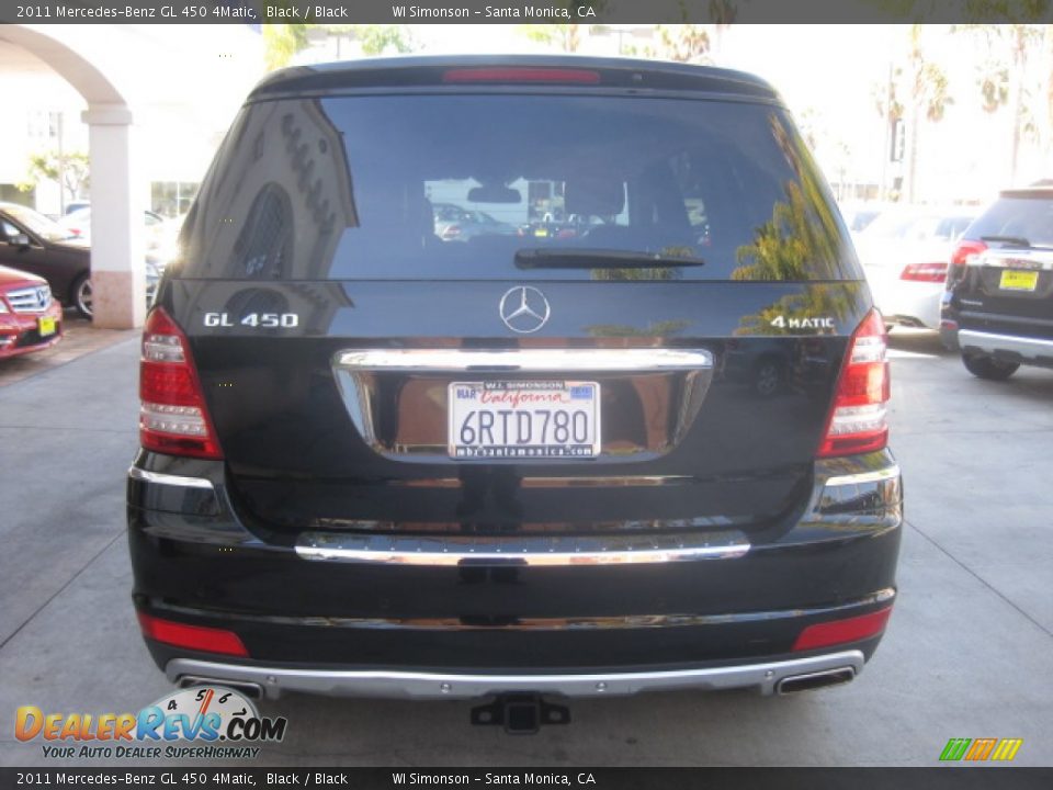 2011 Mercedes-Benz GL 450 4Matic Black / Black Photo #3