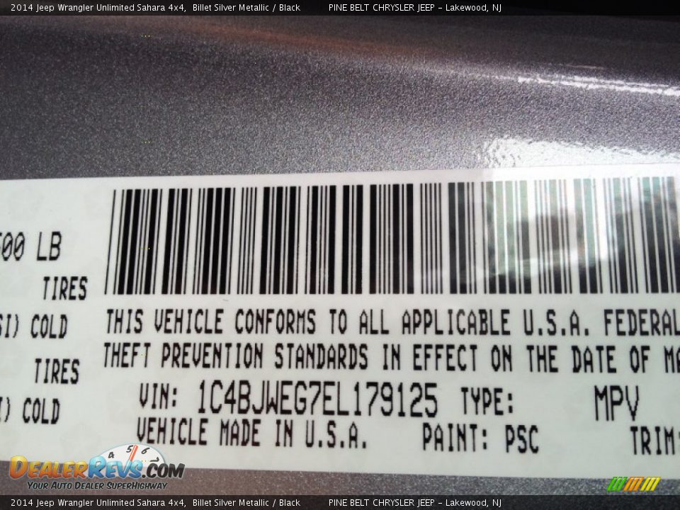 2014 Jeep Wrangler Unlimited Sahara 4x4 Billet Silver Metallic / Black Photo #9