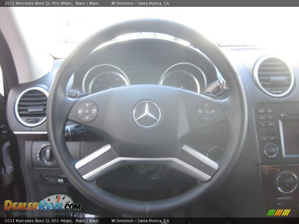 2011 Mercedes-Benz GL 450 4Matic Black / Black Photo #11