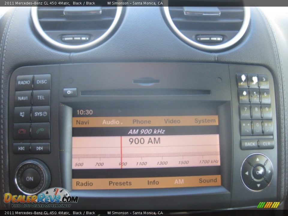 2011 Mercedes-Benz GL 450 4Matic Black / Black Photo #14