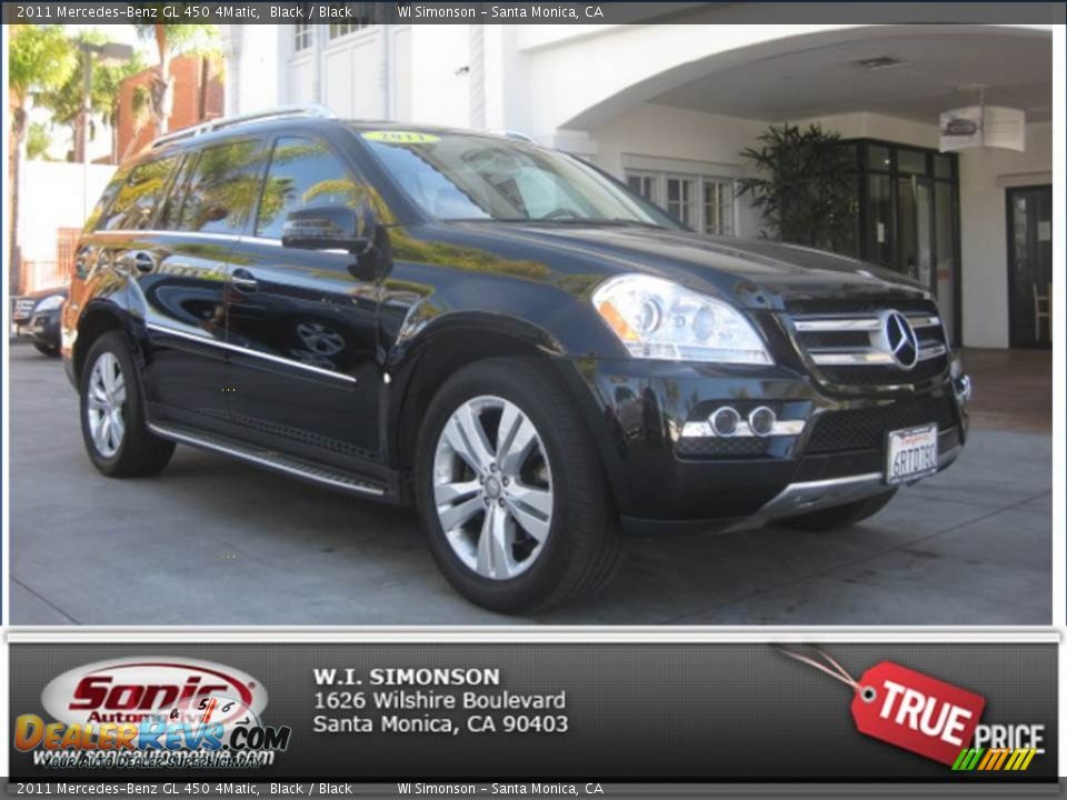 2011 Mercedes-Benz GL 450 4Matic Black / Black Photo #26