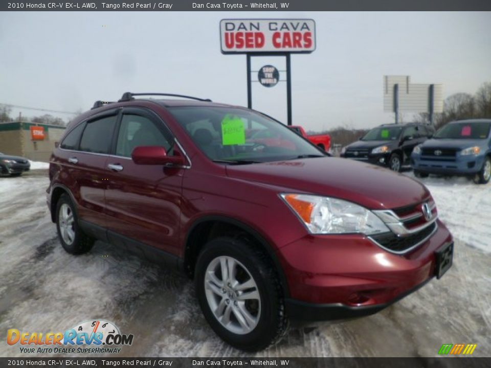 2010 Honda CR-V EX-L AWD Tango Red Pearl / Gray Photo #1