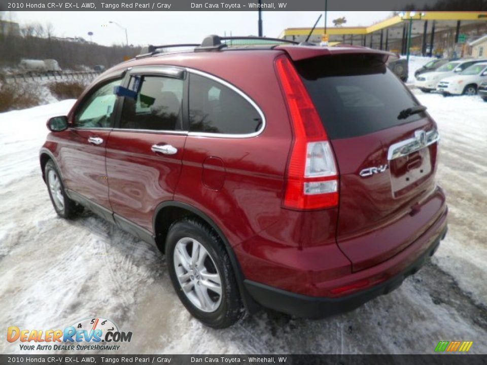 2010 Honda CR-V EX-L AWD Tango Red Pearl / Gray Photo #5