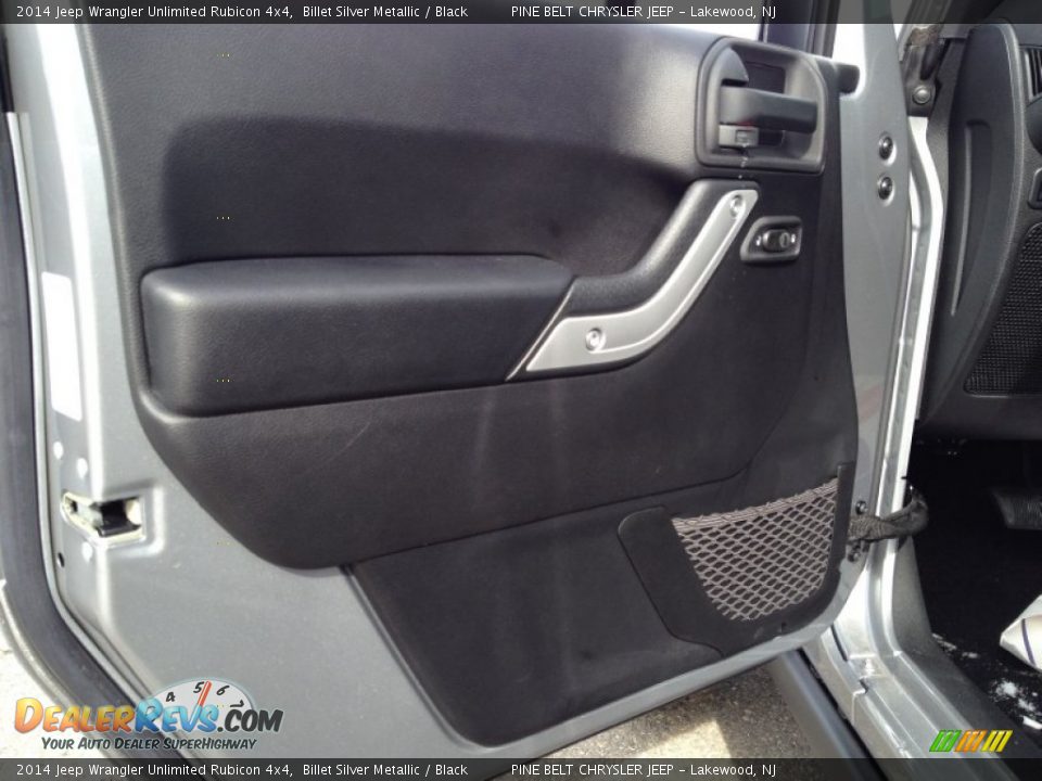 2014 Jeep Wrangler Unlimited Rubicon 4x4 Billet Silver Metallic / Black Photo #7