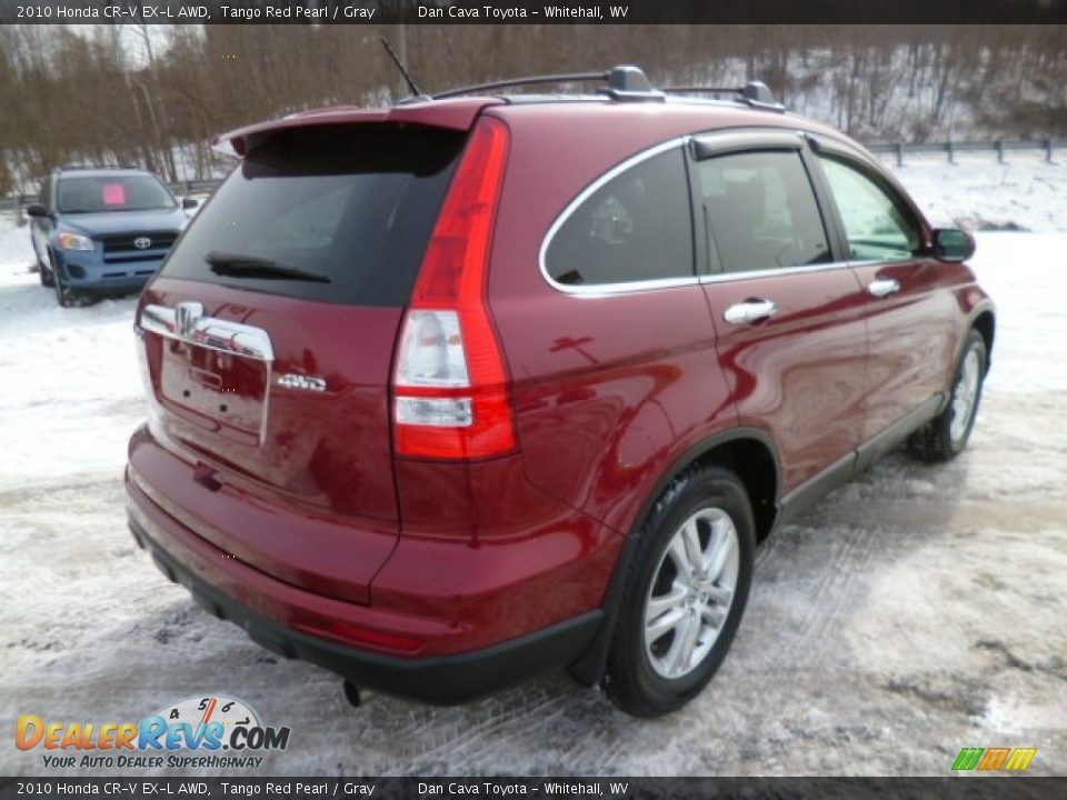 2010 Honda CR-V EX-L AWD Tango Red Pearl / Gray Photo #6