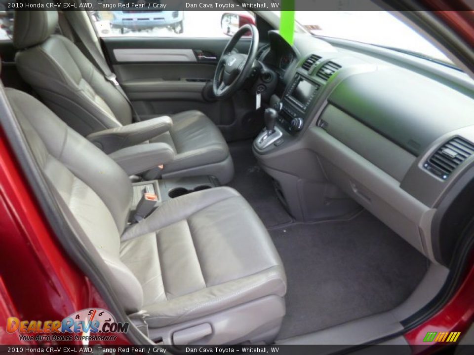 2010 Honda CR-V EX-L AWD Tango Red Pearl / Gray Photo #8