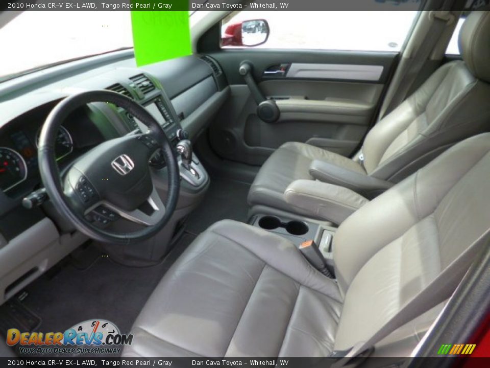 2010 Honda CR-V EX-L AWD Tango Red Pearl / Gray Photo #12