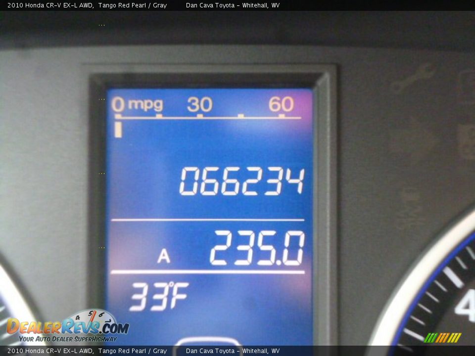 2010 Honda CR-V EX-L AWD Tango Red Pearl / Gray Photo #15