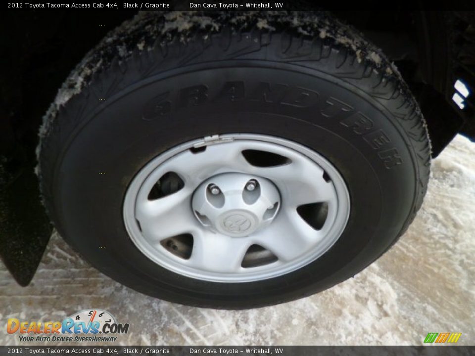 2012 Toyota Tacoma Access Cab 4x4 Black / Graphite Photo #7