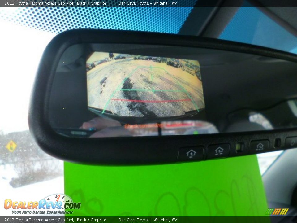 2012 Toyota Tacoma Access Cab 4x4 Black / Graphite Photo #13