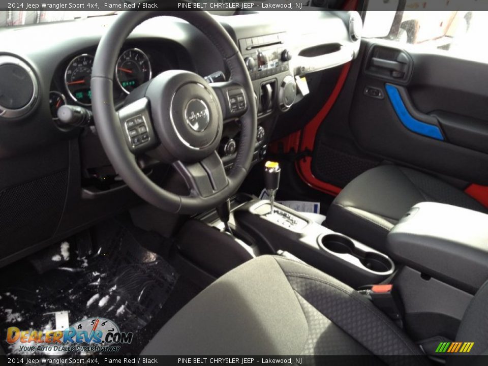 2014 Jeep Wrangler Sport 4x4 Flame Red / Black Photo #6