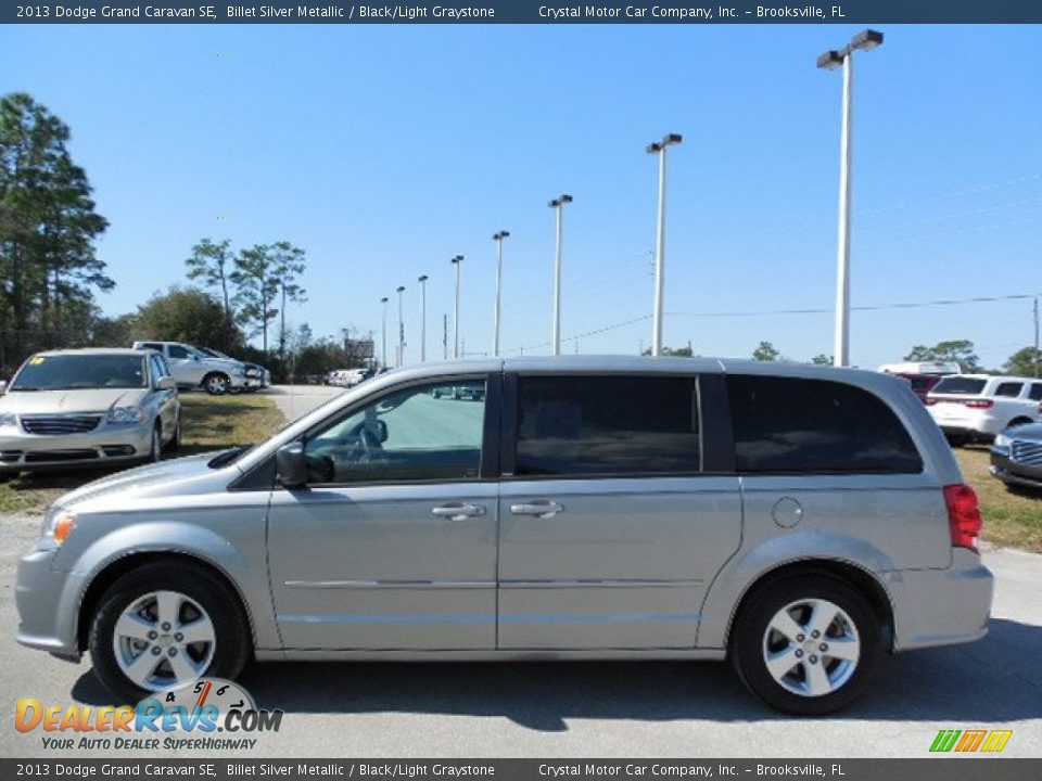 2013 Dodge Grand Caravan SE Billet Silver Metallic / Black/Light Graystone Photo #2