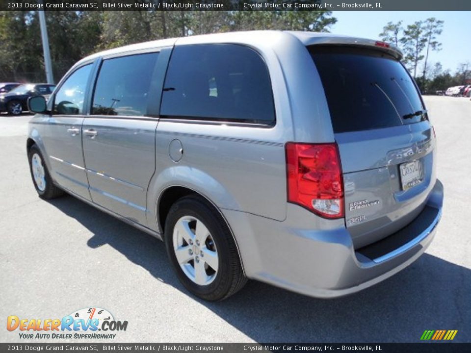 2013 Dodge Grand Caravan SE Billet Silver Metallic / Black/Light Graystone Photo #3