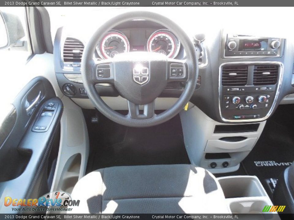 2013 Dodge Grand Caravan SE Billet Silver Metallic / Black/Light Graystone Photo #7