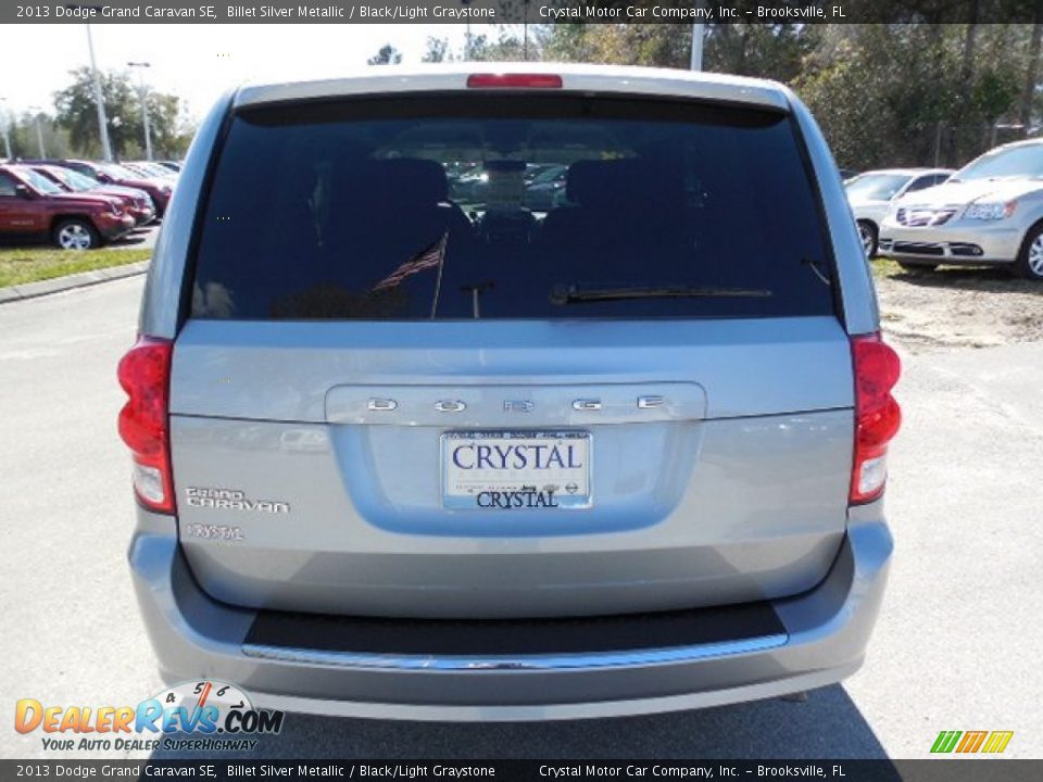 2013 Dodge Grand Caravan SE Billet Silver Metallic / Black/Light Graystone Photo #9