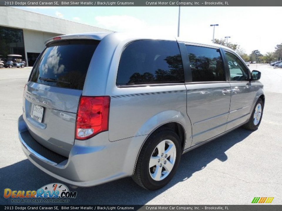 2013 Dodge Grand Caravan SE Billet Silver Metallic / Black/Light Graystone Photo #10