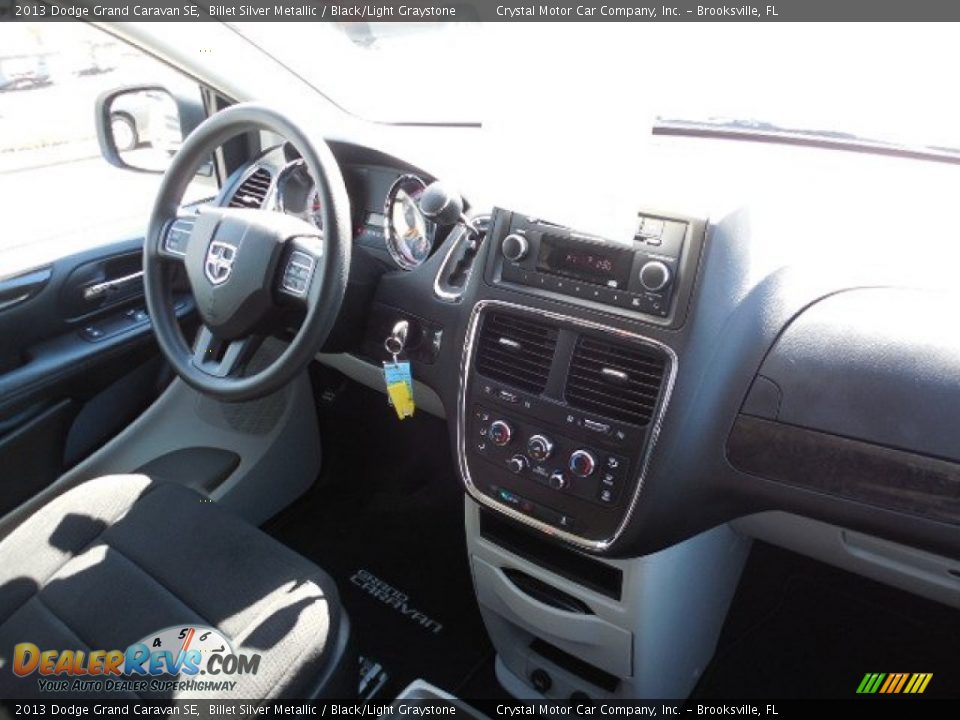2013 Dodge Grand Caravan SE Billet Silver Metallic / Black/Light Graystone Photo #13