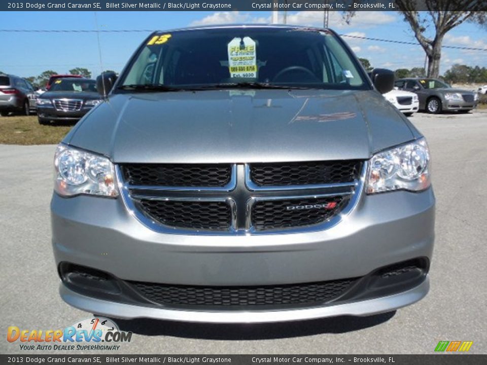 2013 Dodge Grand Caravan SE Billet Silver Metallic / Black/Light Graystone Photo #15