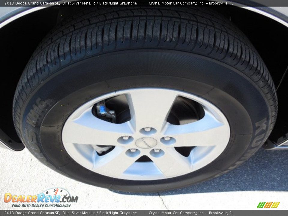 2013 Dodge Grand Caravan SE Billet Silver Metallic / Black/Light Graystone Photo #16