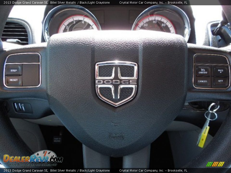 2013 Dodge Grand Caravan SE Billet Silver Metallic / Black/Light Graystone Photo #23