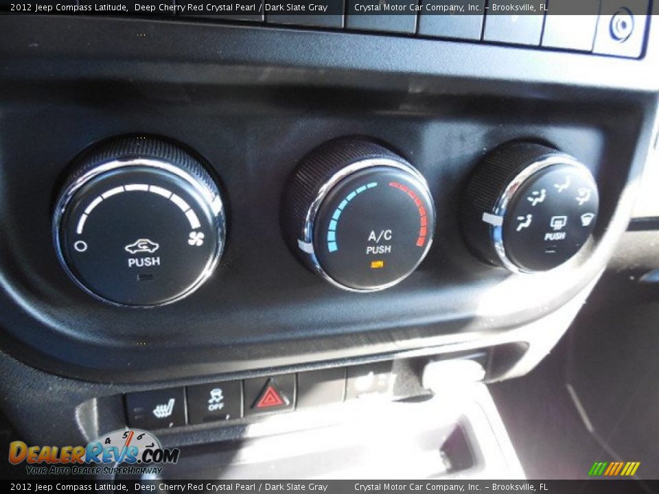 2012 Jeep Compass Latitude Deep Cherry Red Crystal Pearl / Dark Slate Gray Photo #21
