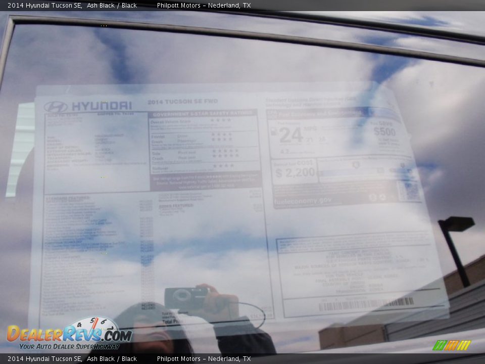 2014 Hyundai Tucson SE Ash Black / Black Photo #33