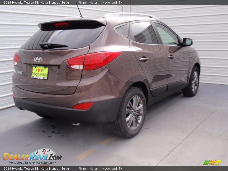 2014 Hyundai Tucson SE Kona Bronze / Beige Photo #4