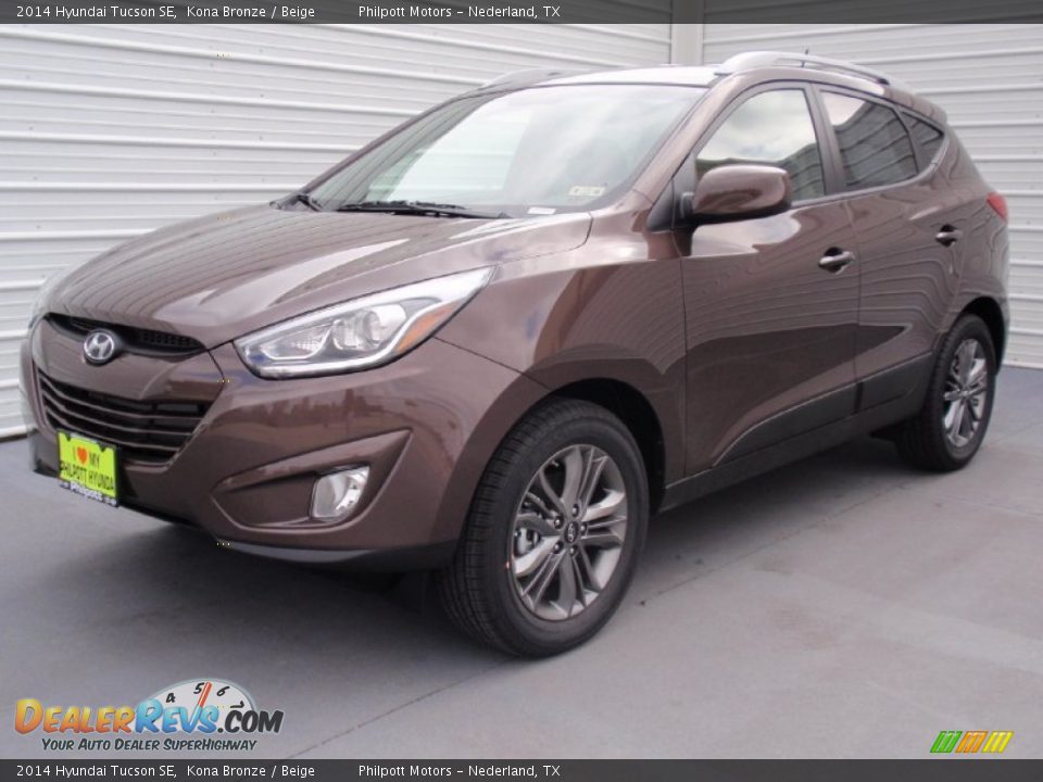 2014 Hyundai Tucson SE Kona Bronze / Beige Photo #7