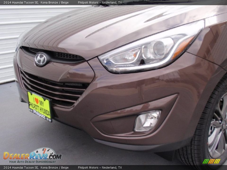2014 Hyundai Tucson SE Kona Bronze / Beige Photo #11
