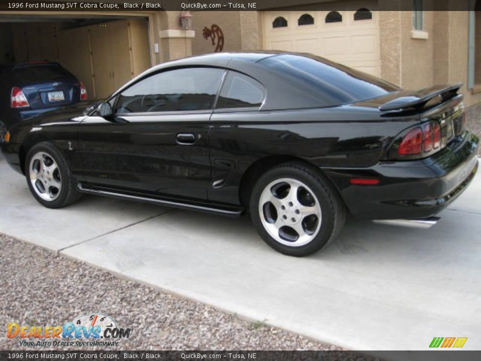 Black 1996 Ford Mustang SVT Cobra Coupe Photo #1