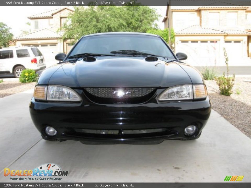 1996 Ford Mustang SVT Cobra Coupe Black / Black Photo #4