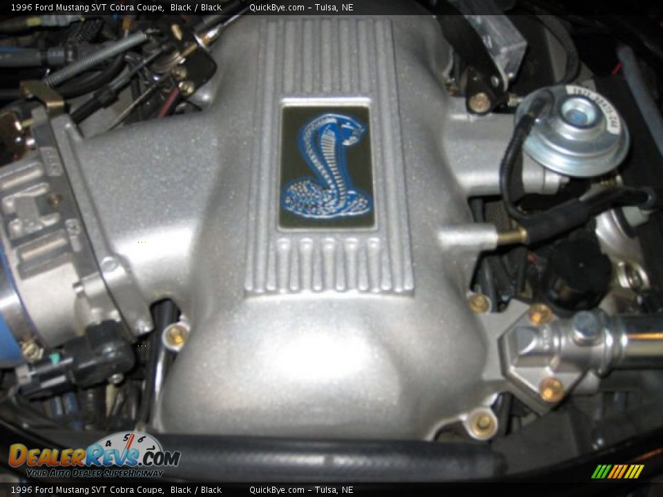 1996 Ford Mustang SVT Cobra Coupe Black / Black Photo #12