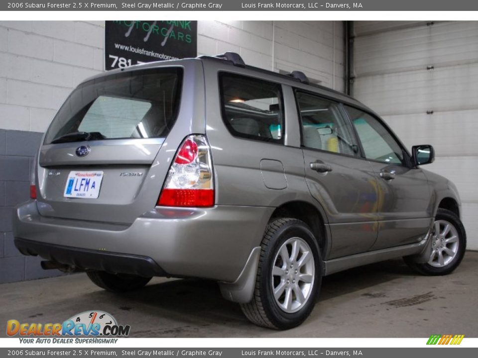 2006 Subaru Forester 2.5 X Premium Steel Gray Metallic / Graphite Gray Photo #5