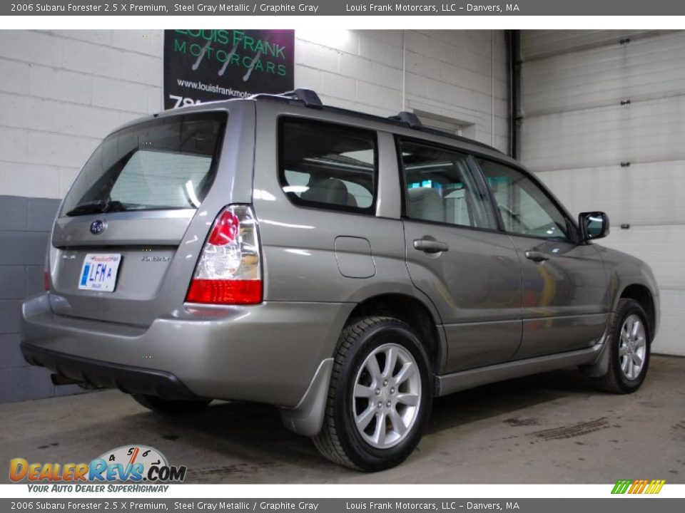 2006 Subaru Forester 2.5 X Premium Steel Gray Metallic / Graphite Gray Photo #10