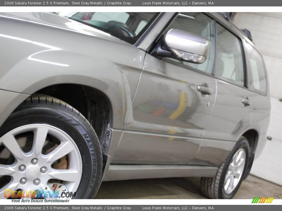 2006 Subaru Forester 2.5 X Premium Steel Gray Metallic / Graphite Gray Photo #11